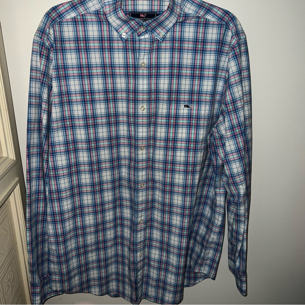 Vineyard Vines Classic Fit Tucker Shirt Men’s Long Sleeve. EUC